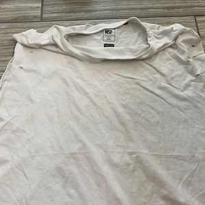NSF for soul cycle ripped sleeveless tee